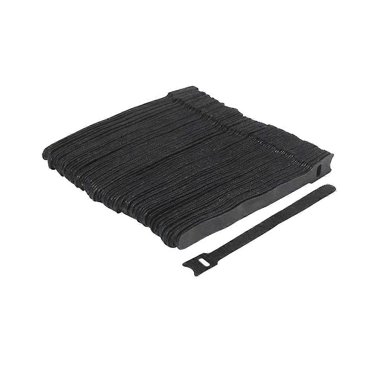 100pcs Cable Tie Wire Reusable Cord Organizer Wire 15x1.2cm Computer Data Cable Tie Straps