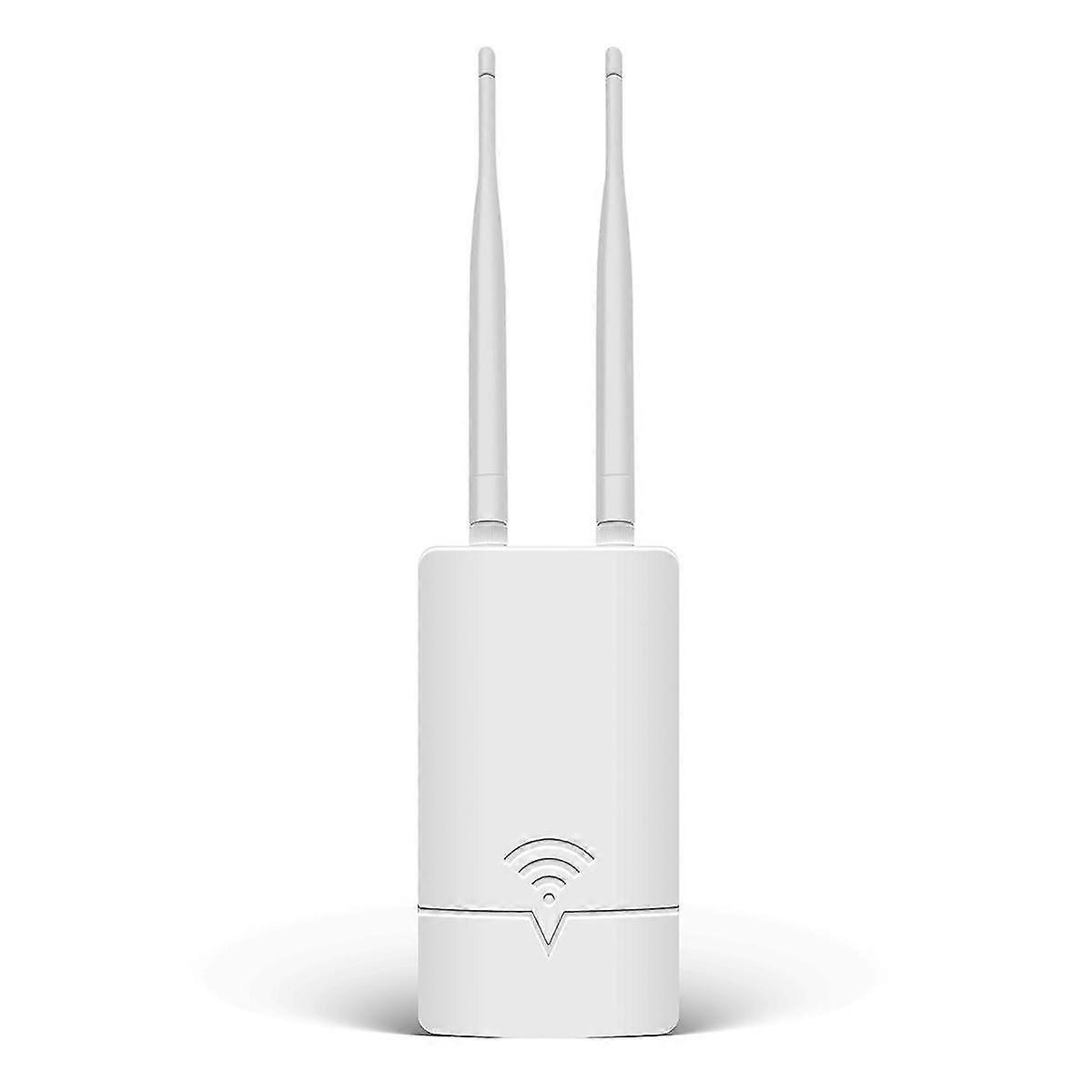 2.4g Wireless Wifi Ap Router 300mbps With 2x5dbi Antenna Support Poe And Dc Power Supply For Outdoo