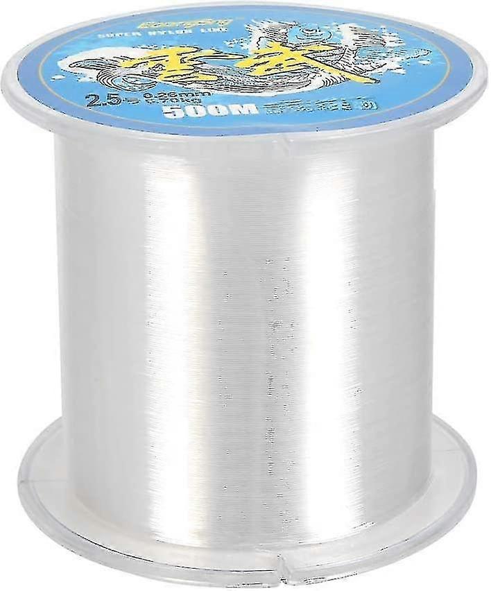 2024 Nylon Fishing Line 500 Meters Sicai Transparent Monofilament Nylon Fishing Line About 0.26mm Diameter Nylon Monofilament Fishing Line