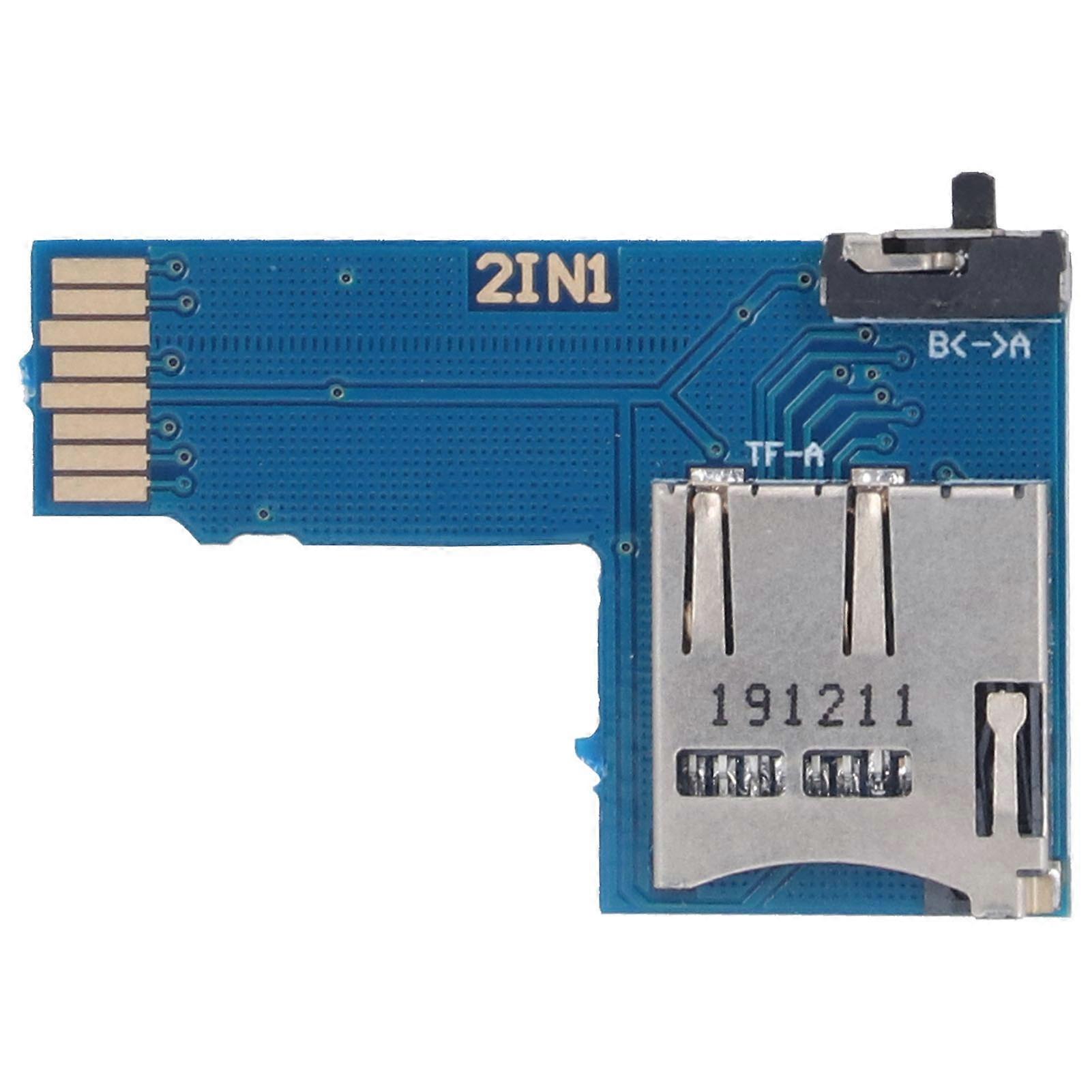 Minne lagringskort skjold modul 2 i 1 TF-kort 2 systembryter for Raspberry Pi B + 2B 3B