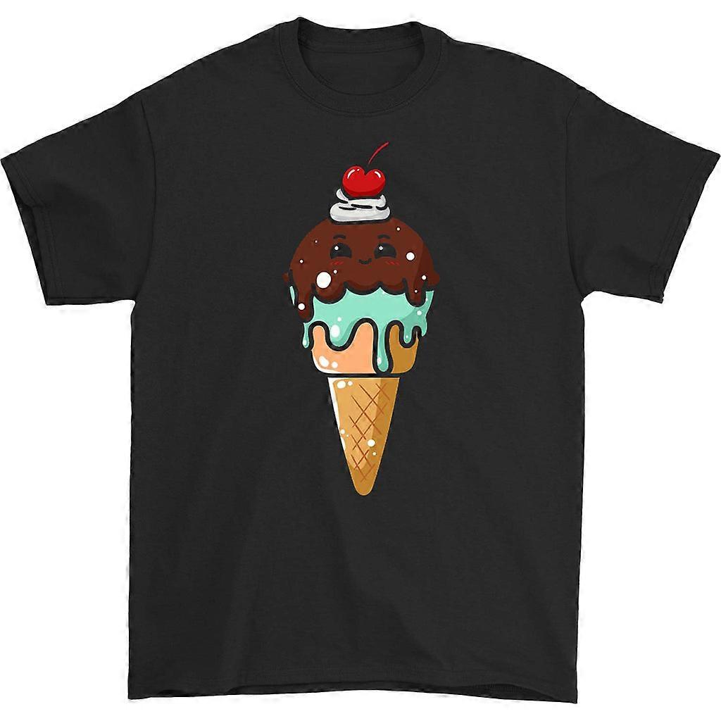 Two Flavored Ice Cream Cone T-shirt