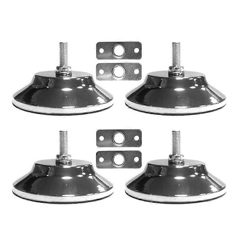 4 PCS Billiard/ Leg Levelers 5 Inch Metal Game Table Leg Levelers Heavy Duty Leveling Feets for