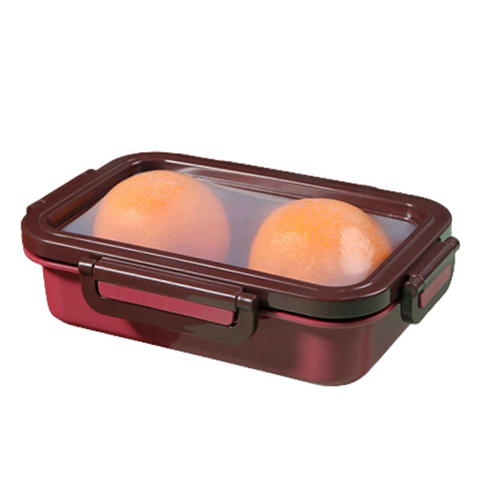Food Storage Containers With Elastic Lid Space-Saving Meal Prep Containers