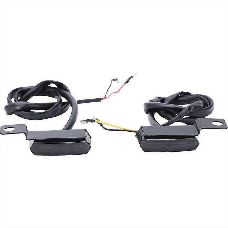 2Pcs Motorcycle Turn Signals Handlebar Lights For Harley Chopper Davidson Amber LED Indicator Blinker Lamps Accessories Replace