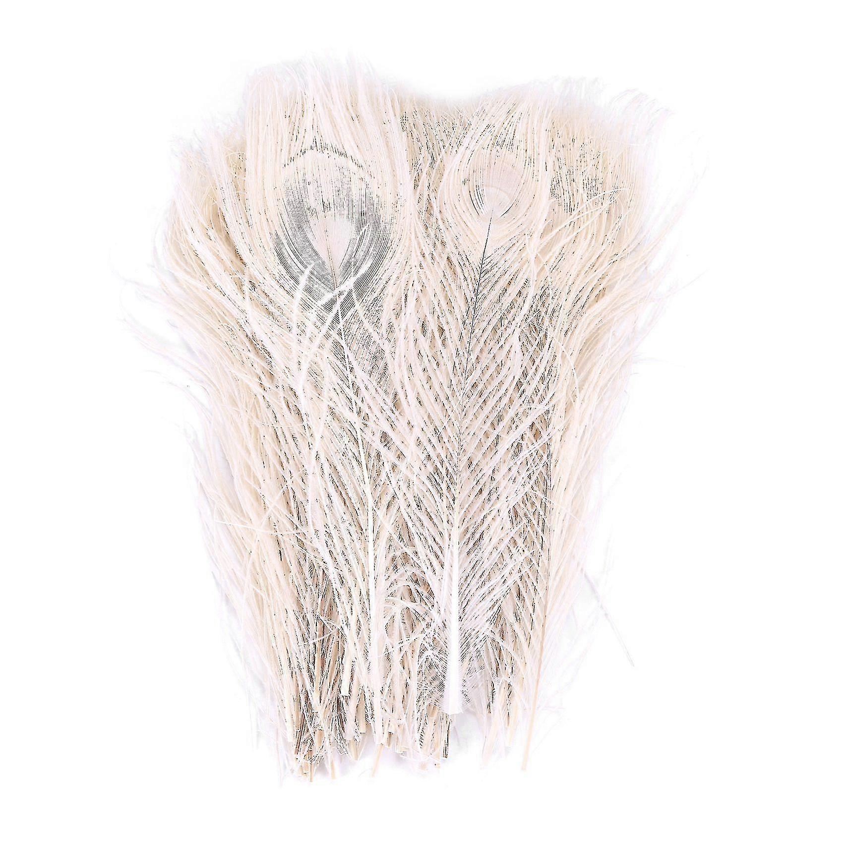 50 Pcs/penas naturais no olho, 10 Para 12 polegadas do casamento De