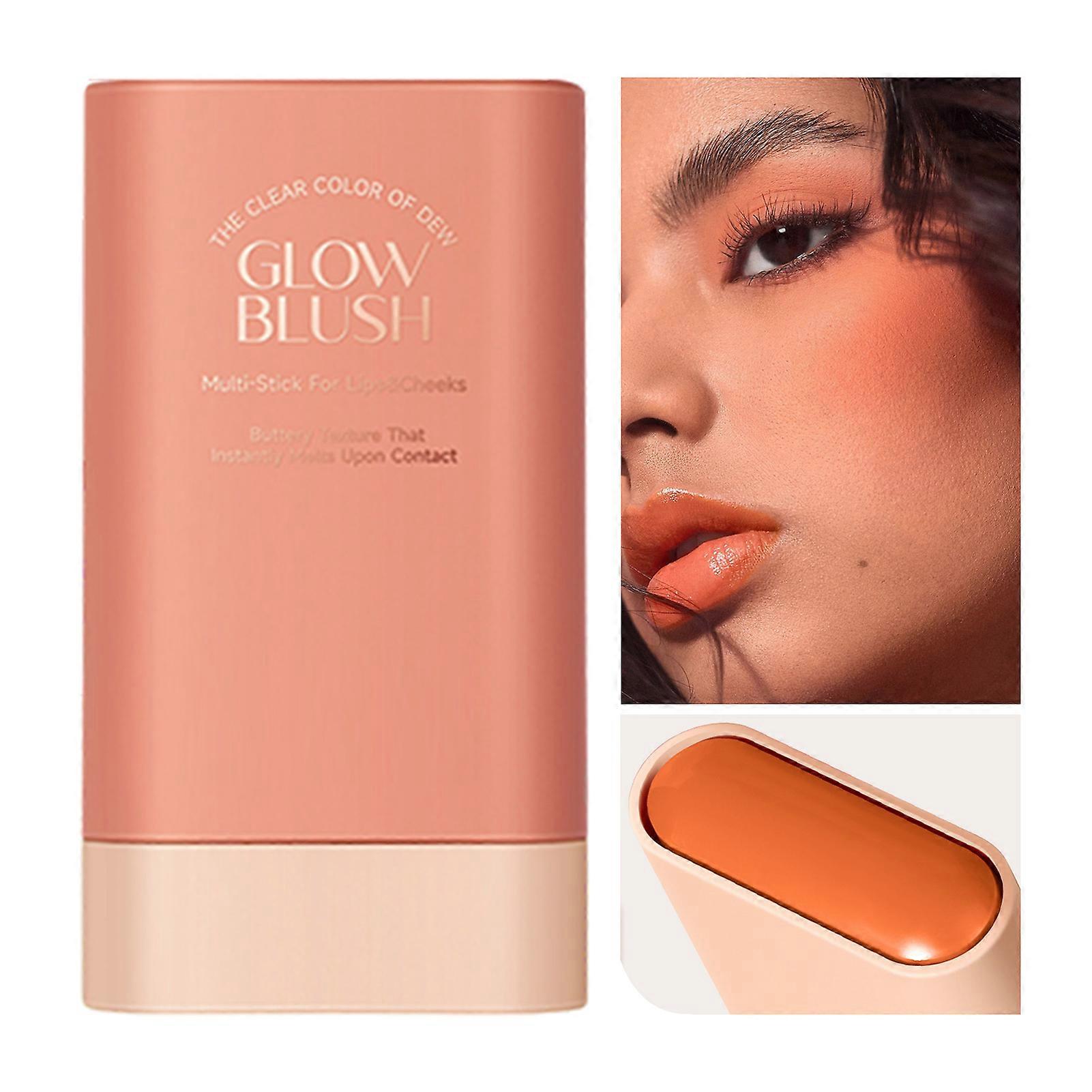 Tint Moisturizing Stick Cheek Tint Blush Cream Waterproof No Fading Applying Blush for Women Girls