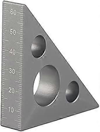 ZK-Aluminum alloy triangle ruler angle ruler woodworking measuring tool
