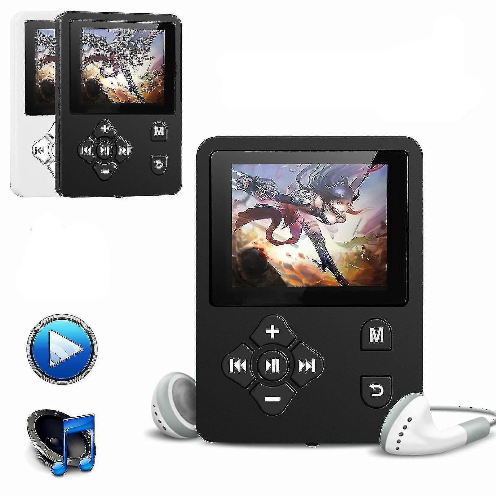Portable Hifi Mp3 Music Player Fm Lossless Sound Recorder Up To 32gb + Earphone