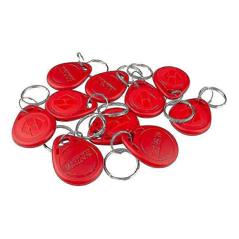 10x 125khz Rfid Smart Tag - Red--