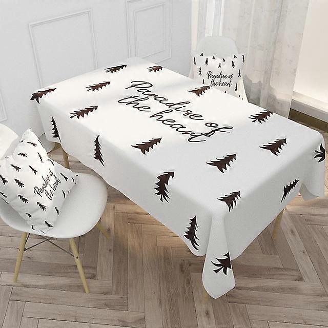 JWL Style nordique Points colorés Nappe de table de dîner Nappe de table Housse de table rectangulaire imperméable à l’eau lavable