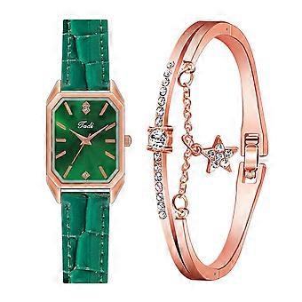 Women Fashion Watch Clock Leather Strap  Casual Dress Wrist Crystal