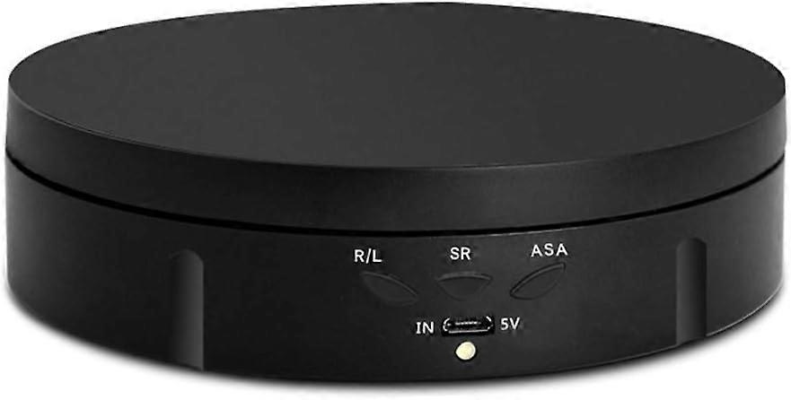 Motorized Rotating Display Stand,360 Degree Rotating Display Stand,3 Speeds,3 Display Angles,Battery/USB Powered Electric Rotating Turntable,10KG Load