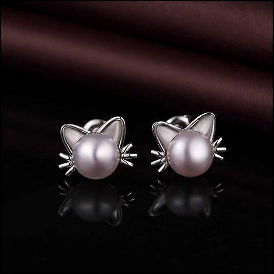 LOKILOKI Charm Per Bracciale In Argento 925 A Forma Di Gatto E Animale: Perlina Carina Con Zirconi, Fai Da Te