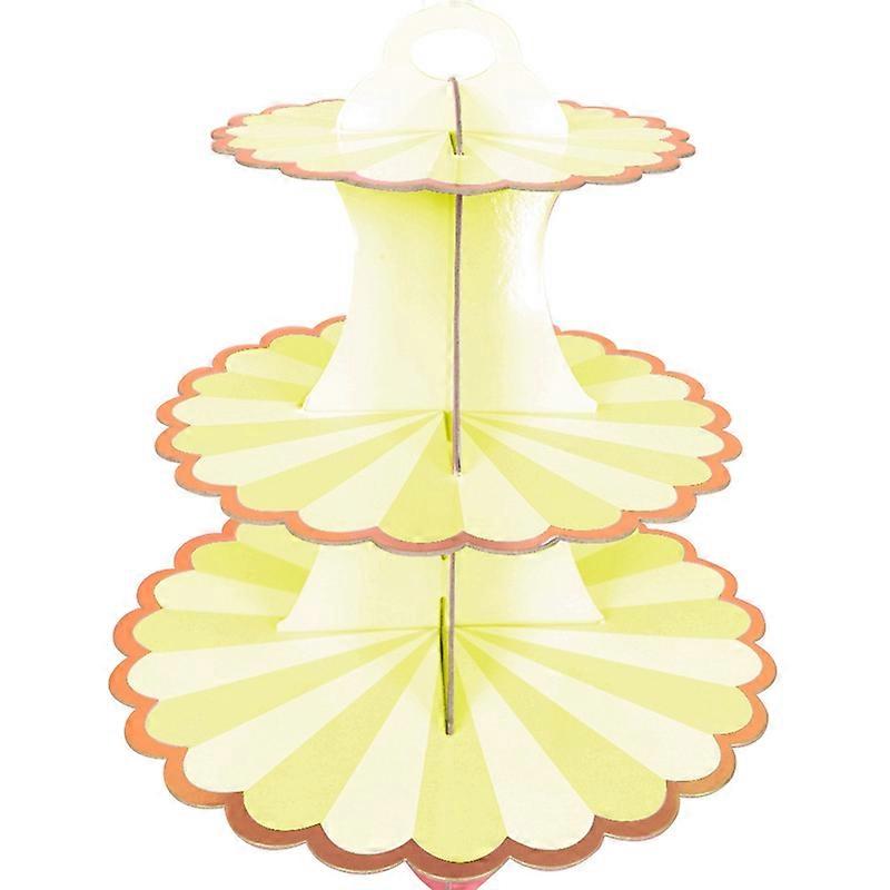 3-Layer Cupcake Dessert Paper Stand Display Rack Birthday Wedding Party Supplies KAESI