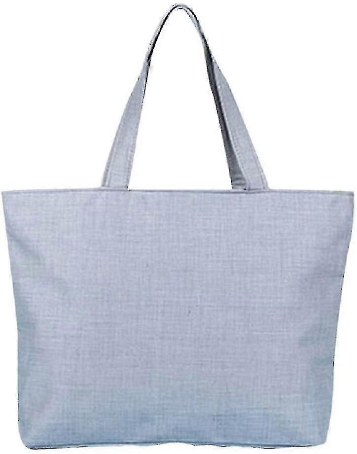Solid Color Canvas Tote Bag Reusable