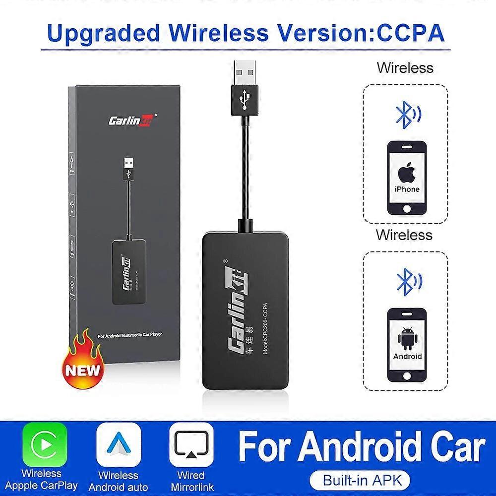Carlinkit Car Play USB Smart Link Apple CarPlay Dongle Mini USB Android Auto For Android Navigation Player AriPlay Map Music