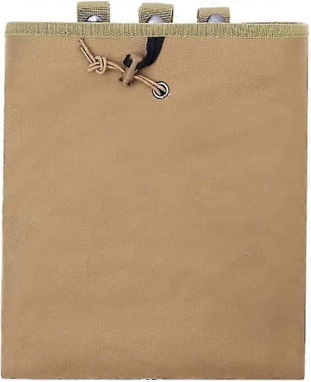 Tatical Dump Pouch,nylon Foldable Magazine Dump Pouch With Drawstring For Belt Pack Accessories