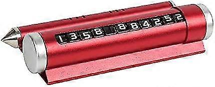 mobile phone multi-function temporary emergency hammer - red