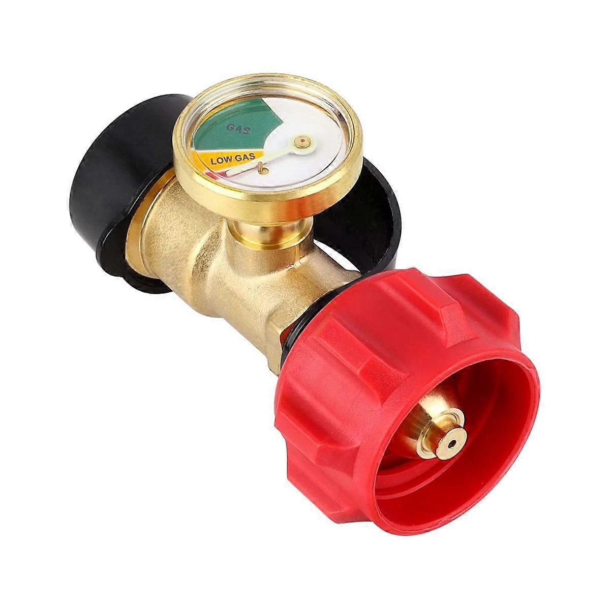 Propane Tank Gauge Level Indicator Leak Detector Gas Pressure Meter, Universal for Gas Grill, Lante