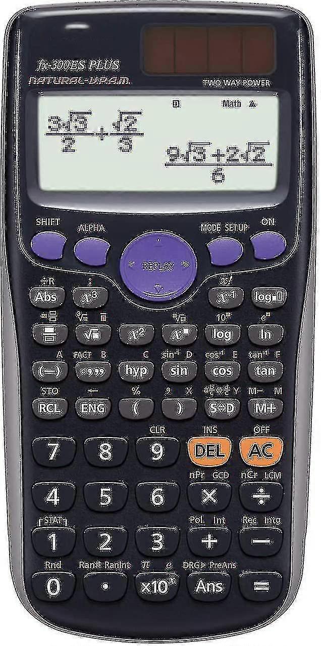 Fx-300es Plus Scientific Calculator, Black