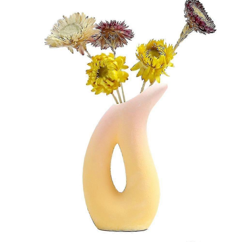Gradient Color Ceramic Vase Creative Home Decorative Ornaments