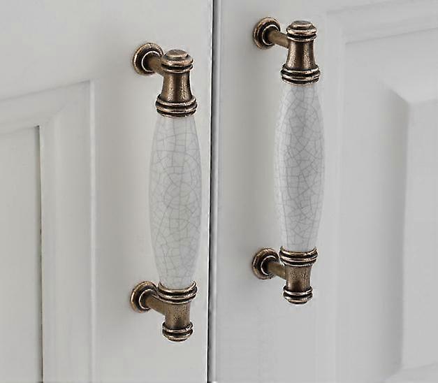6pcs Furniture Knobs and Handles,6x Kitchen Cabinet Door Handles, Cabinet Door Stick Handle, Cabinet Door Bar with Screws Hole Distance 96mm