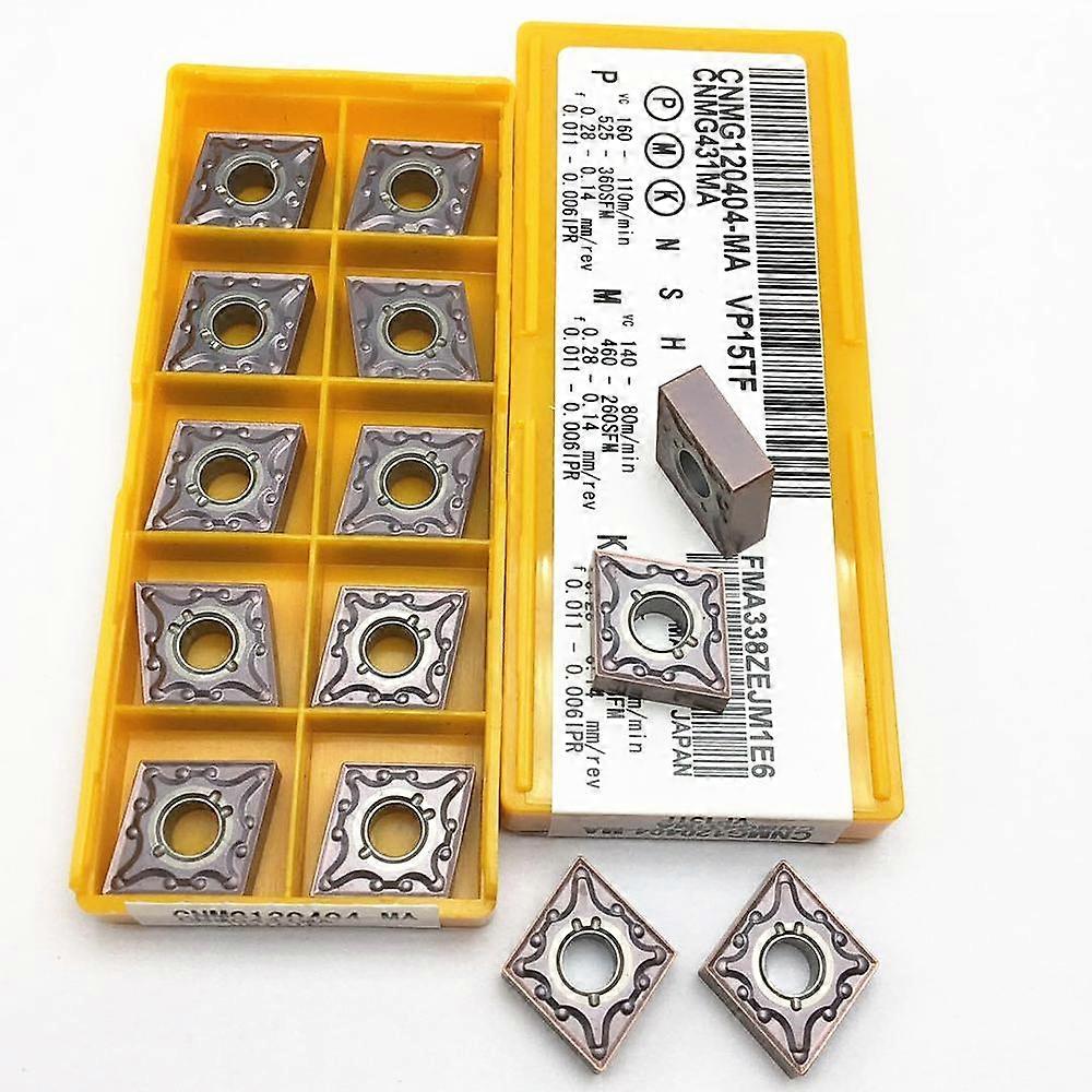 CNMG120404 MA VP15TF/UE6020 / US735 external turning tool carbide insert turning insert high quality cutting CNC lathe tool