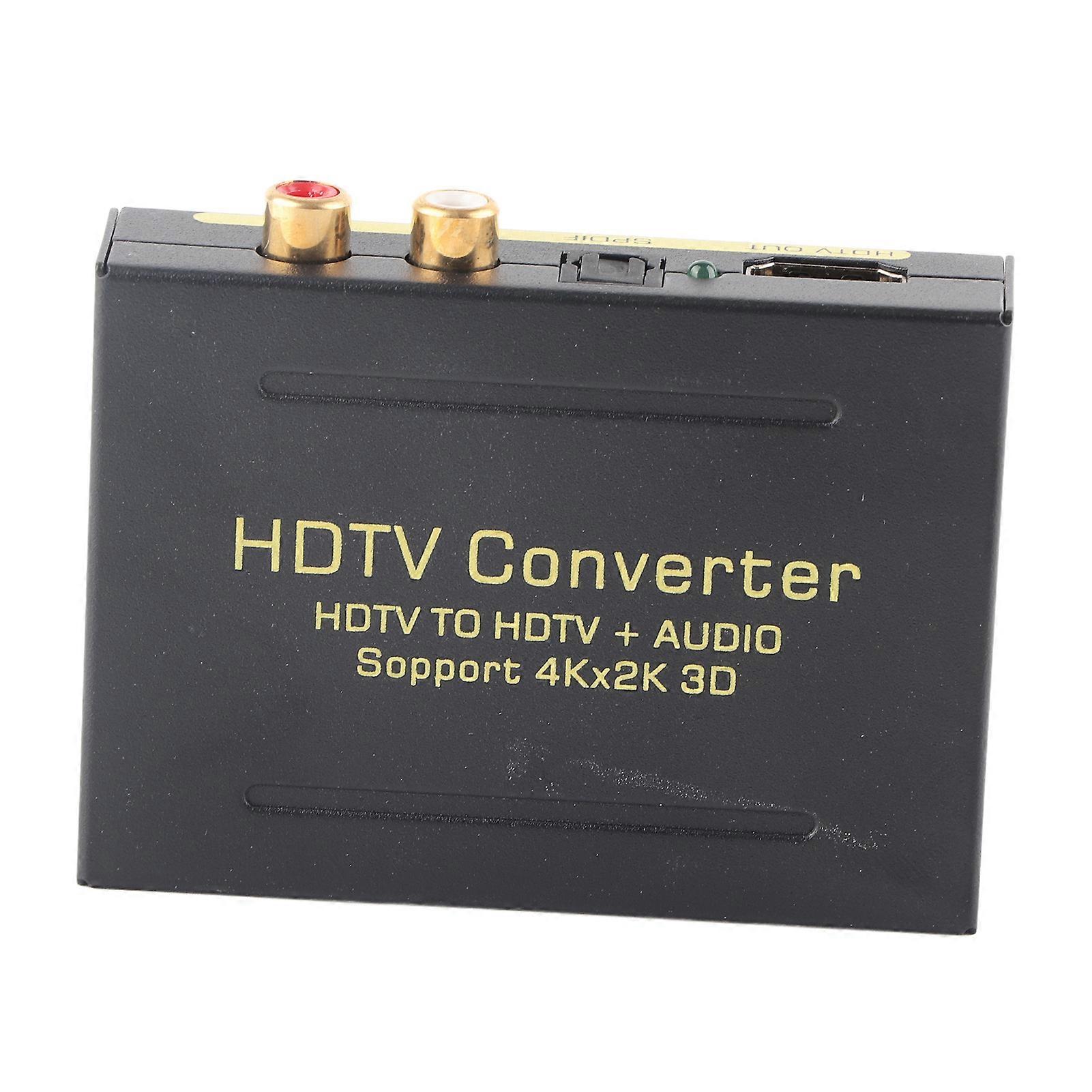 Audio Extractor HD HDMI to AUDIO SPDIF R/L Signal Converter 100240V EU