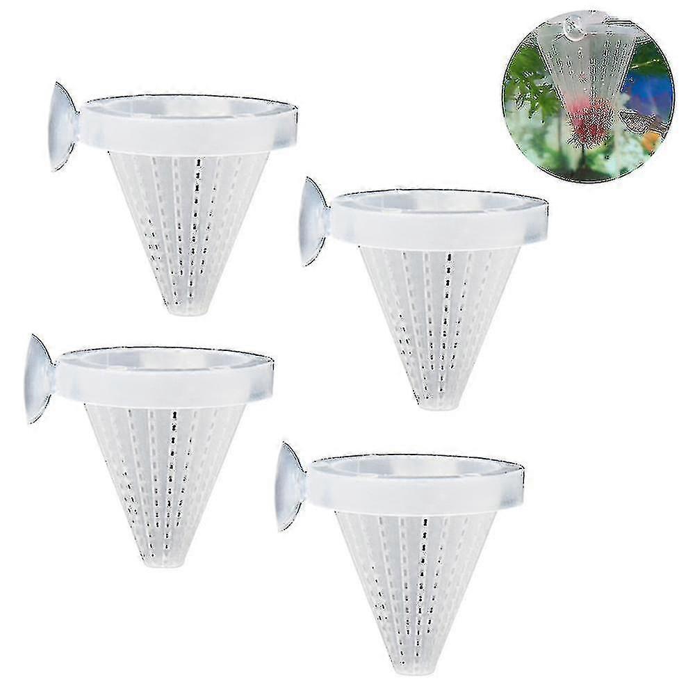 4er Pack Aquarium Trichter Feeder