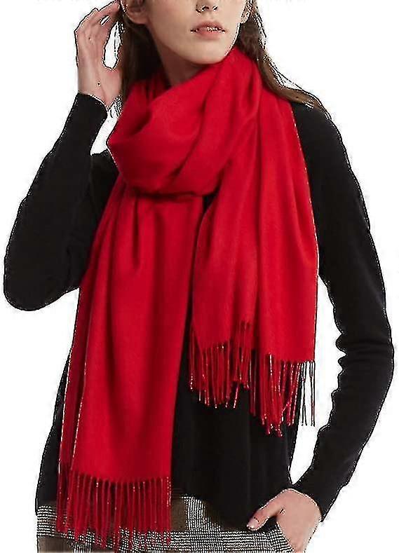 Foulard d’hiver pour femmes Cachemire Feel Pashmina Shawl Wraps Soft Warm Blanket Foulards
