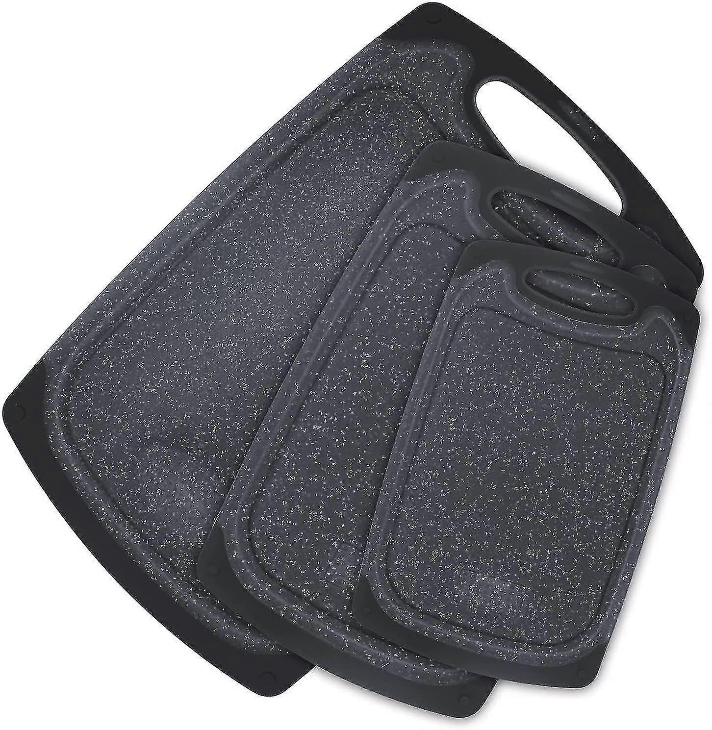 Küchenschneidebrett (3er-Set), professionelle Schneidebretter Sets, spülmaschinenfeste Schneidebretter Wi