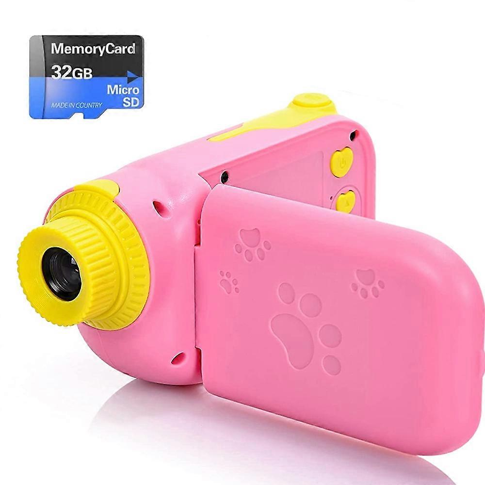 男の子のためのキッズデジタルビデオカメラのおもちゃ2インチIPSスクリーンカメラ幼児キッズガール