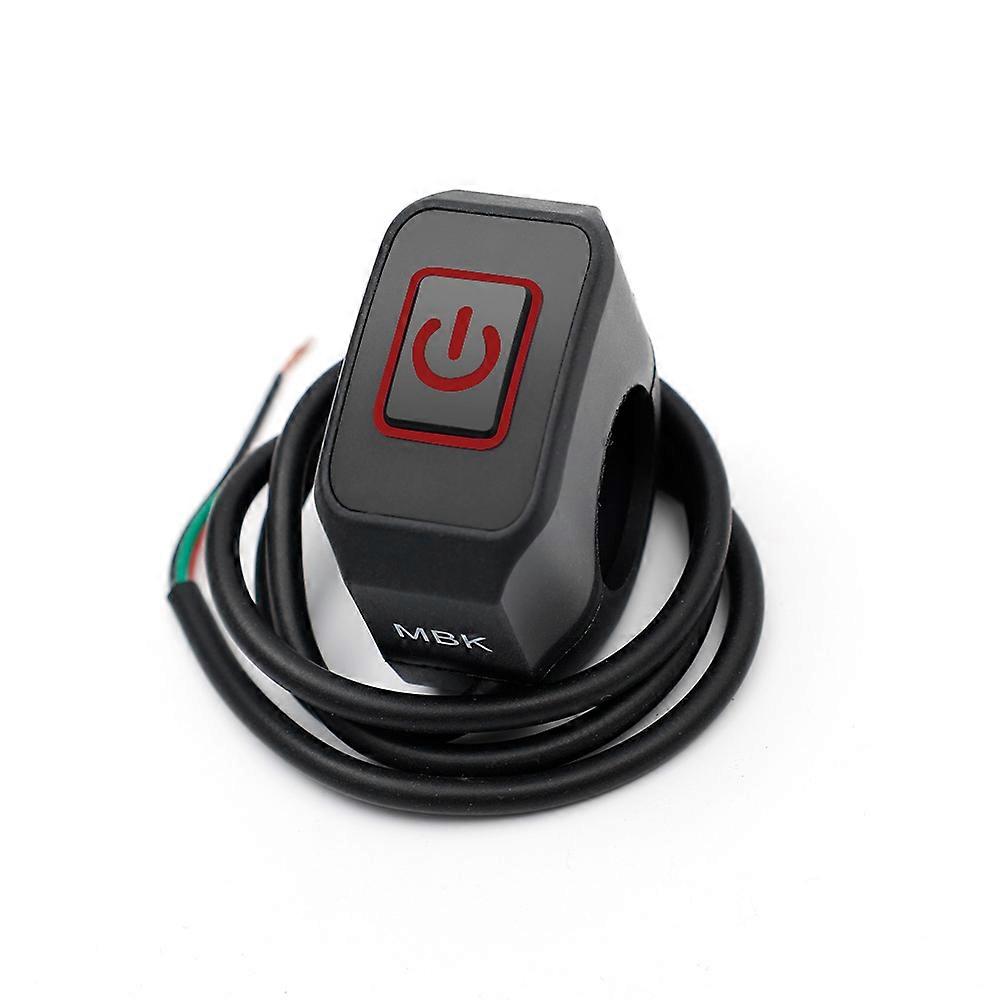 Motorcycle Handlebar Switch Button 12V Button Connector Handlebar Switch for Electric Star Pressure Waterproof Control Switch