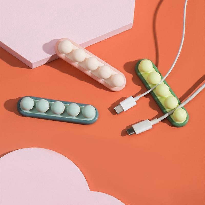 3 pcs Data Cable Wire Cable Manager Punch-free Network Cable Routing Mobile Phone Cable Storage Holder Hooks/Hangers/Holders