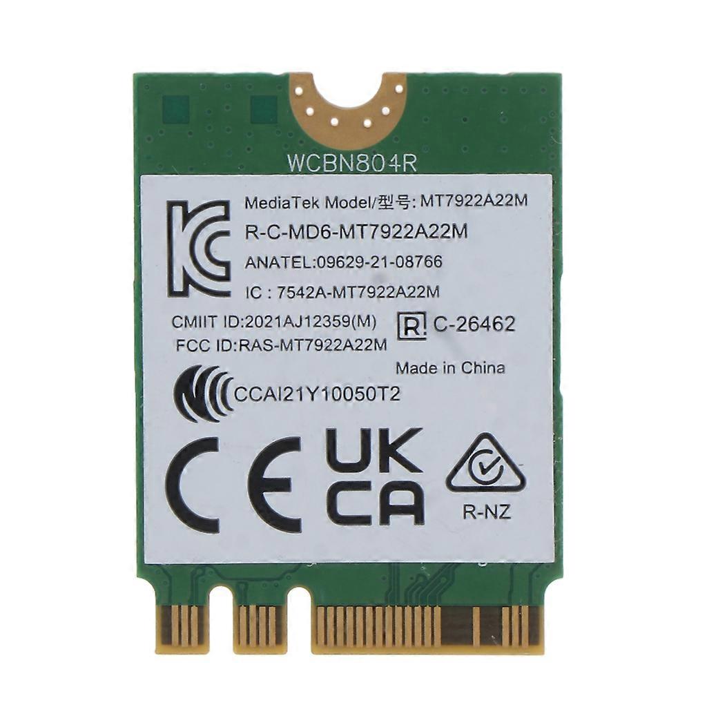MT7922 Tri-Band WiFi 6E Card 802.11ax Wireless NGFF M.2 WiFi Card for Windows