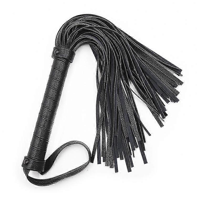 Faux Leather Riding Crops And Whips(1pcs, Black)