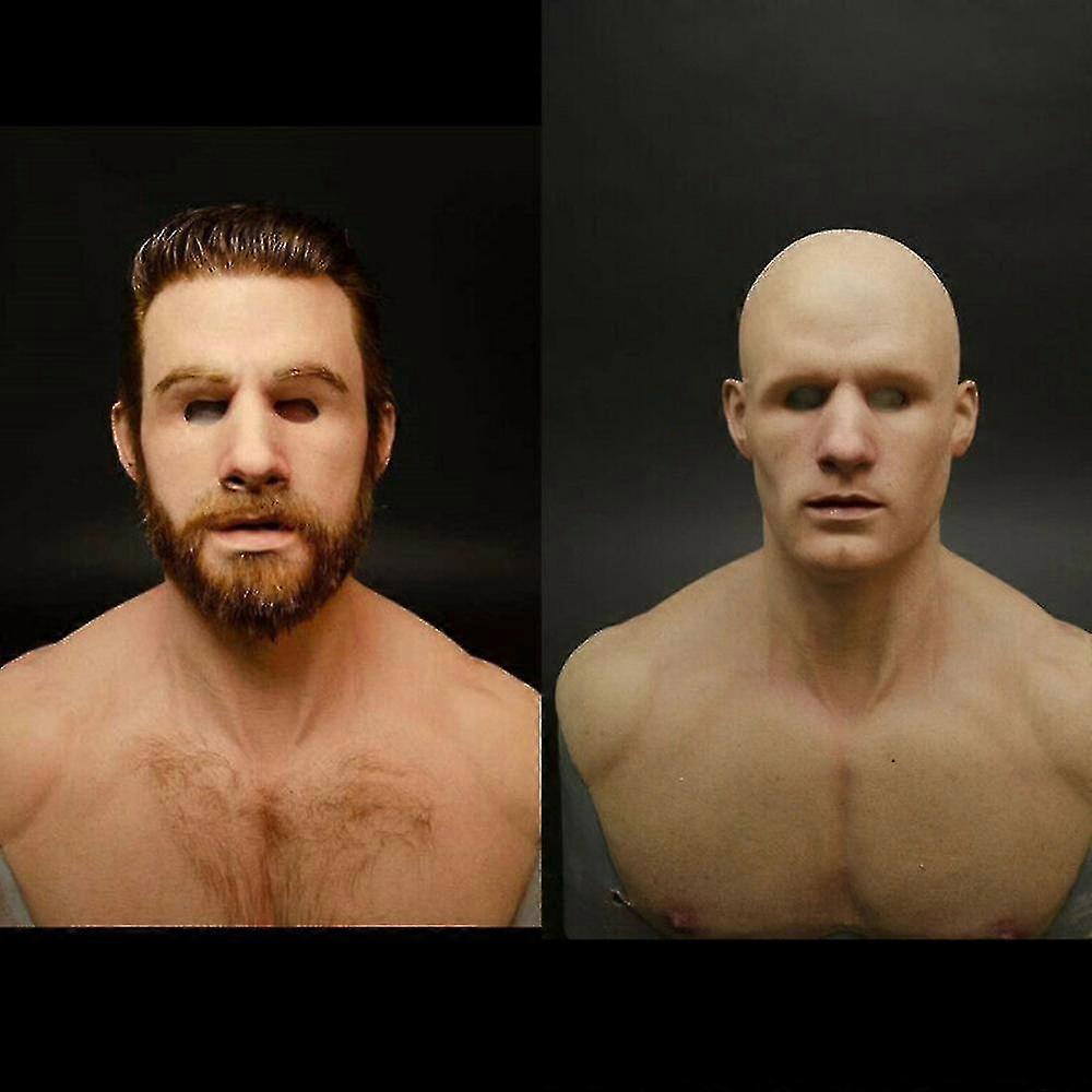 Mans Face Cover Mask Disguise Props