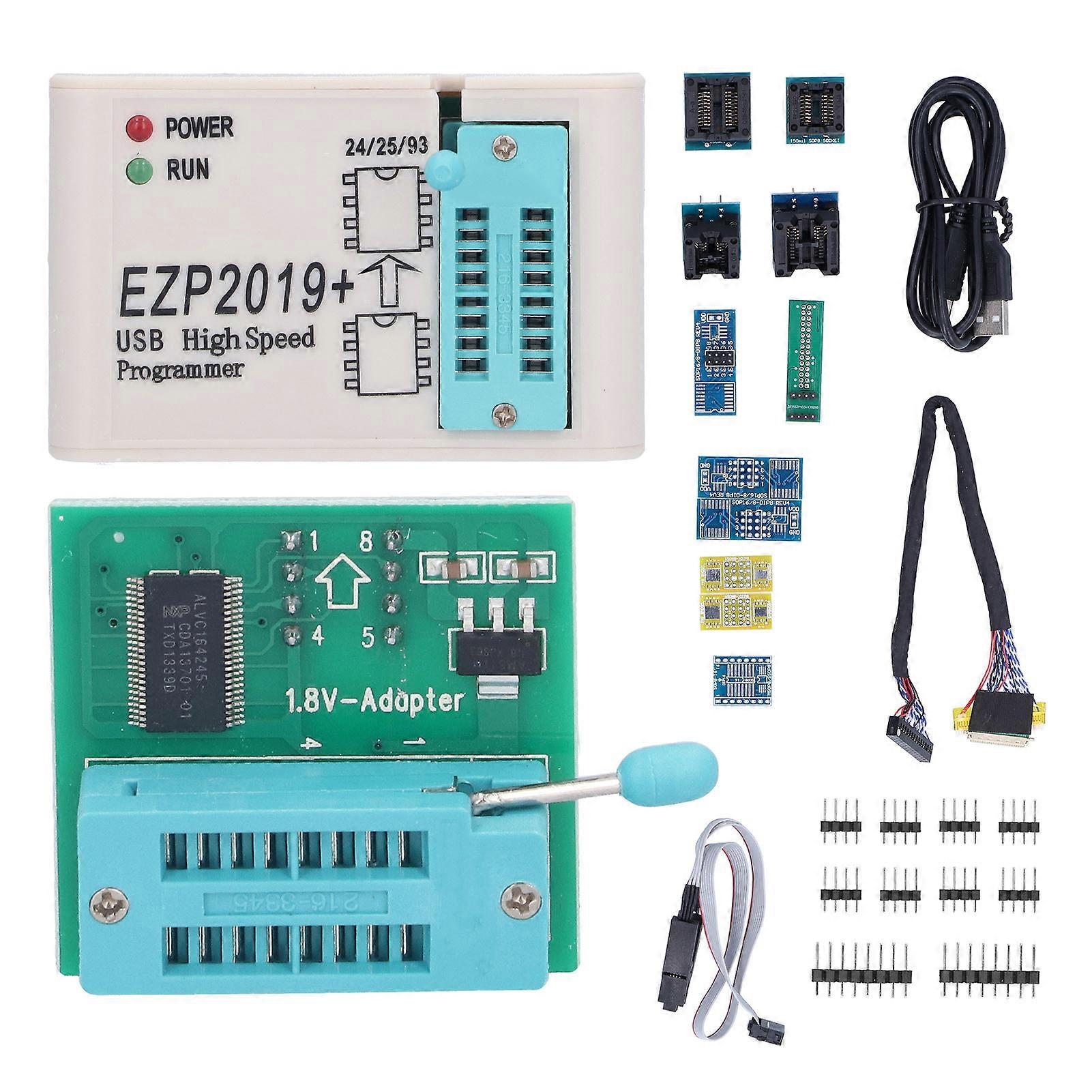 USB SPI Programmer EPROM Flash 24 25 93 BIOS Programmable Logic Circuit EZP2019 for WIN7/WIN8