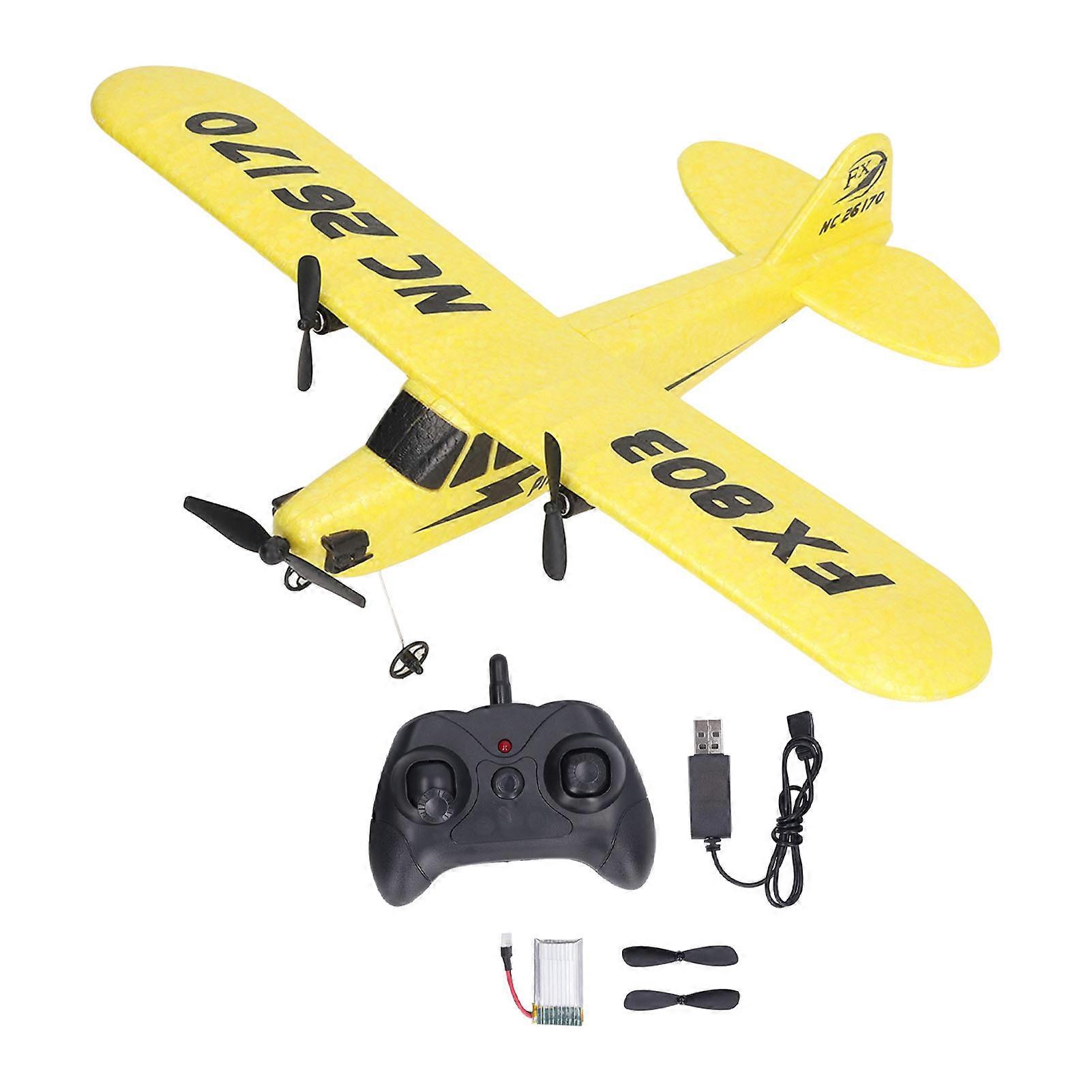 Remote Control Foam Airplane 2.4G 2 Channel 6 Axle Glide Elastic Automatic Foam Aircraft