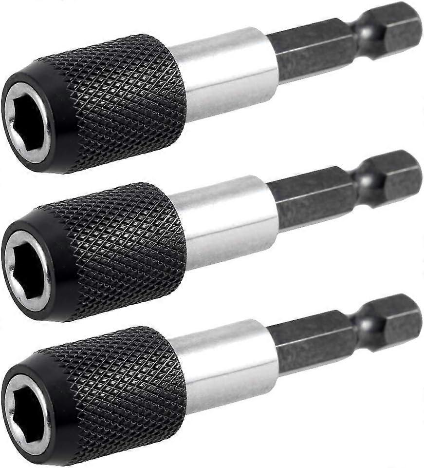 3-pack Hexagonal Quick Release Self-locking Extension Rod