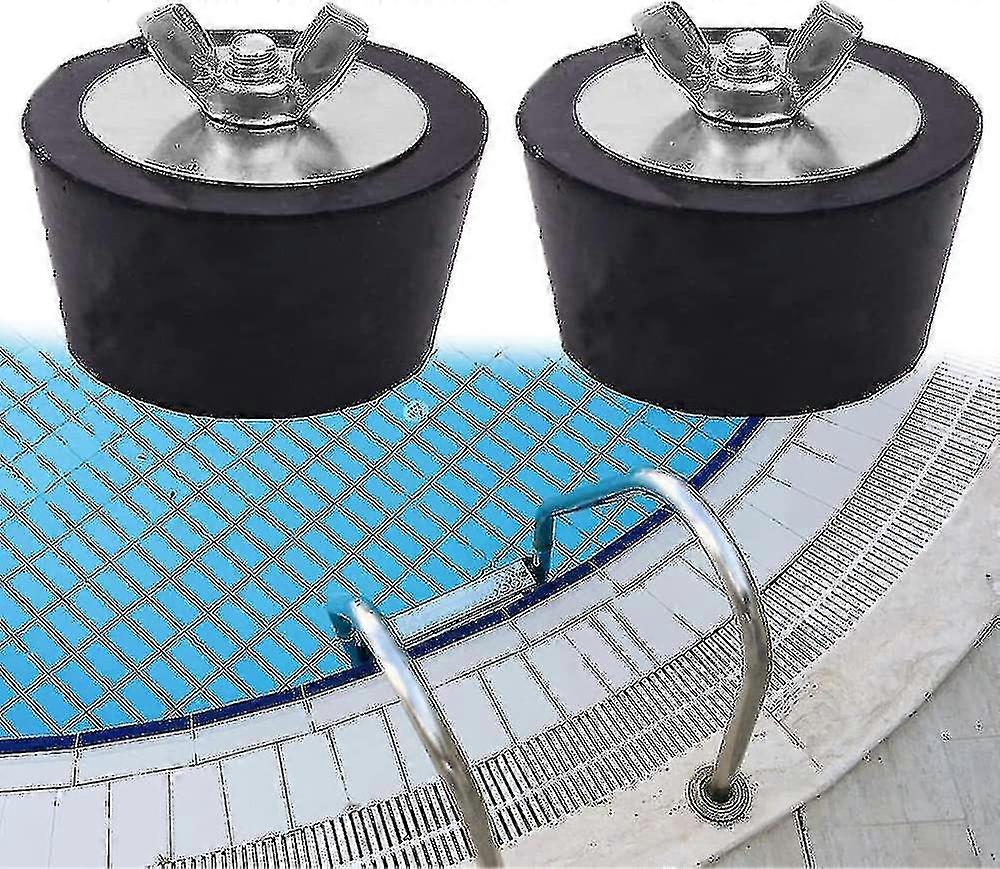 2stk Vinterstik til poolindløbsdyser, 25mm/32mm/38mm/51mm/63mm Vinterpropper i rustfrit stål til pool