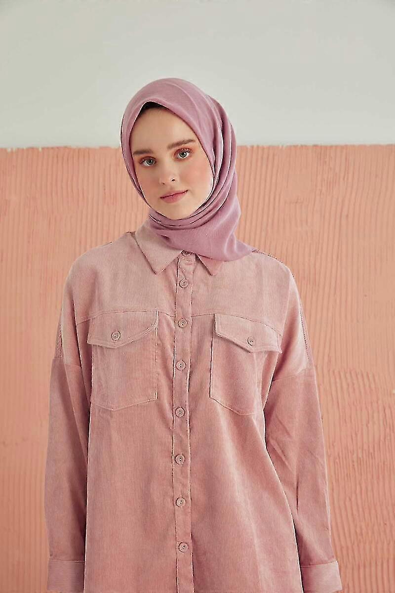 Miray Dark Pink bumbac eșarfă