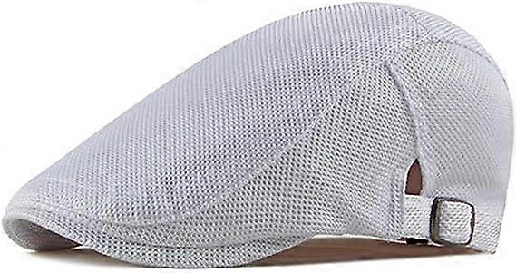 Mesh Golf Flat Caps Adjustable Duckbill Hat Breathable Gatsby Ivy Cap Driving Hat Unstructured Newsboy Beret Hat