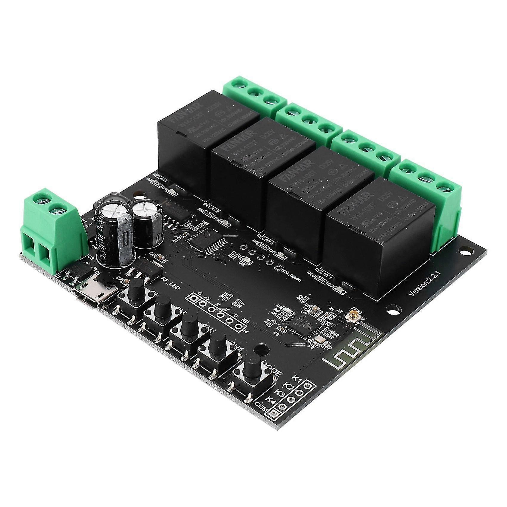 4CH Tuya Switch WiFi Switch Module Wireless Relay Smart Life APP Remote Control Smart Timer for Sma