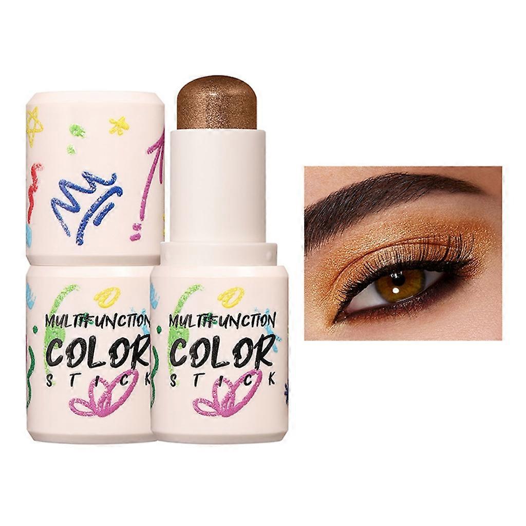 Multi-Use Highlighter Stick Cosmetic Cream Blush Eyeshadow Long Lasting Smooth