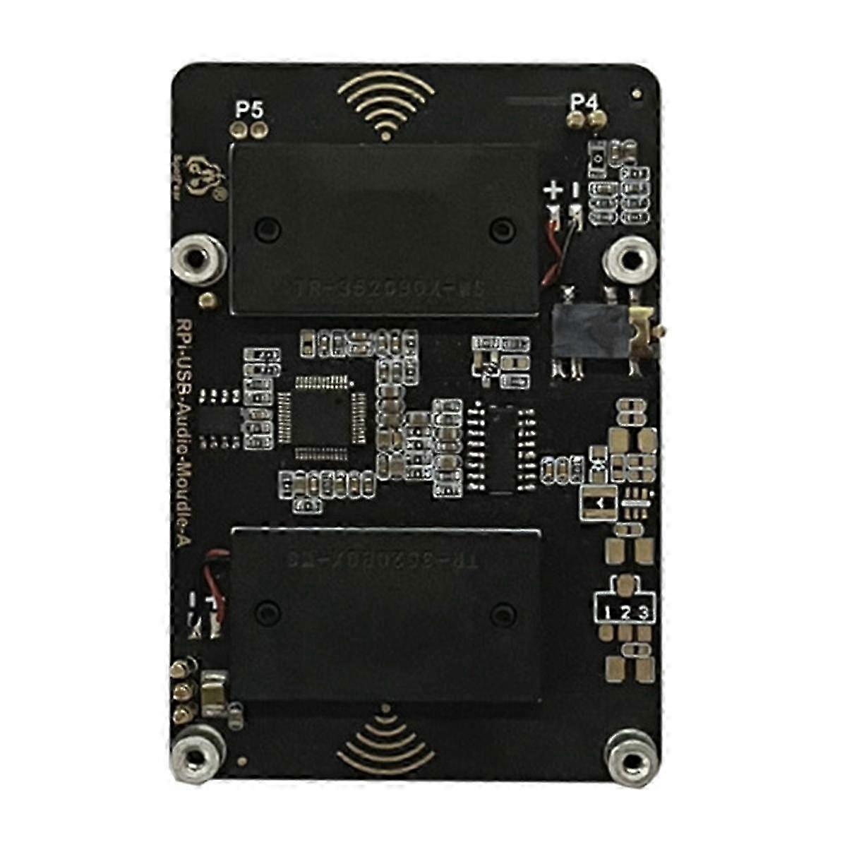Usb Audio Sound Card Module Hat For 4b With Earphone Jack Buzzer Speaker For Rpi 4b