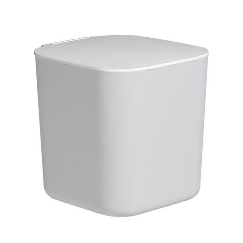 Trash Can Portable Large Capacity Mini Nordic Style Garbage Holder for Desktop