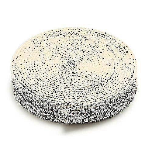 2 rouleaux de mèche pour lampes à huile, mèche de remplacement blanche pour brûleurs à mazout -z