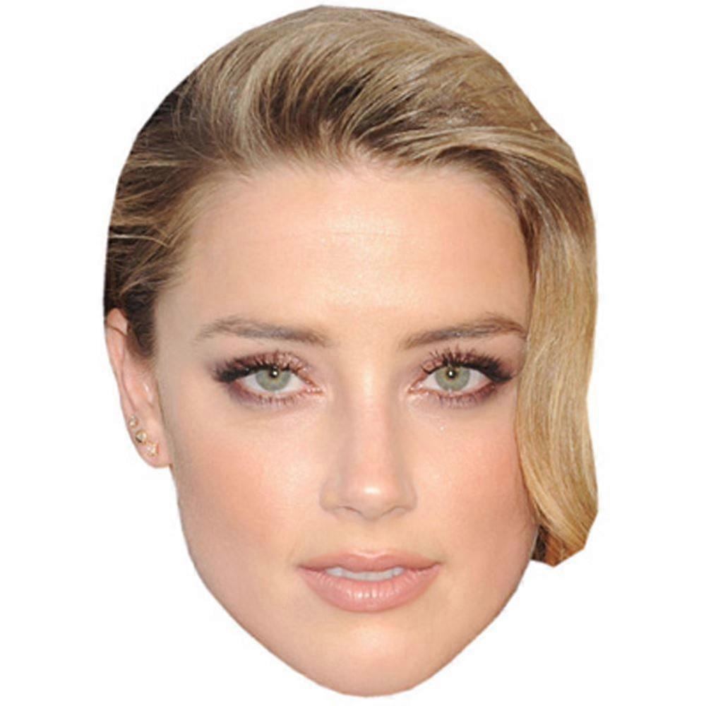Amber Heard Big Head. Larger than life mask.
