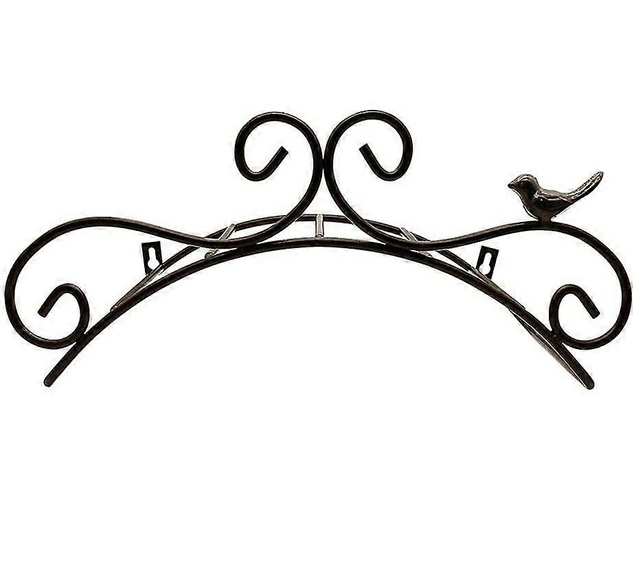 Decorativo 13,75 polegadas de ferro fundido suporte de mangueira de jardim